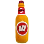 WI-3343 - Wisconsin Badgers- Plush Bottle Toy